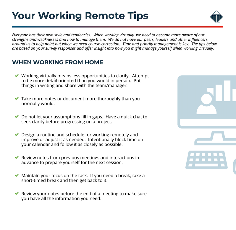 working from home tips